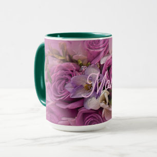 Taza Elegante Rosa Bouquet Mug