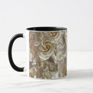 Taza Elegante Rosa floral Petal