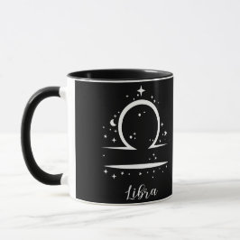 Taza Elegante señal de Zodiaco negro Mug