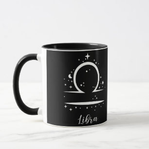 Taza Elegante señal de Zodiaco negro Mug