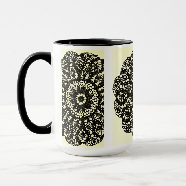 Taza Elegante taquilla de encaje - Fotos del diseño de  (Izquierda)