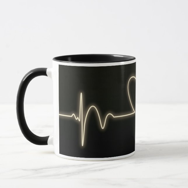 Taza Elegante tazón ECG (Izquierda)