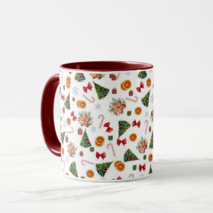 Taza Elegantes Navidades dulces y dulces cocinan candy