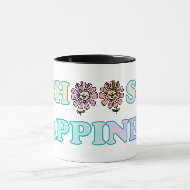 Taza Elegir felicidad (Centro)