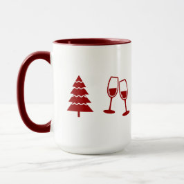 Taza Elementos de diversión para navidades