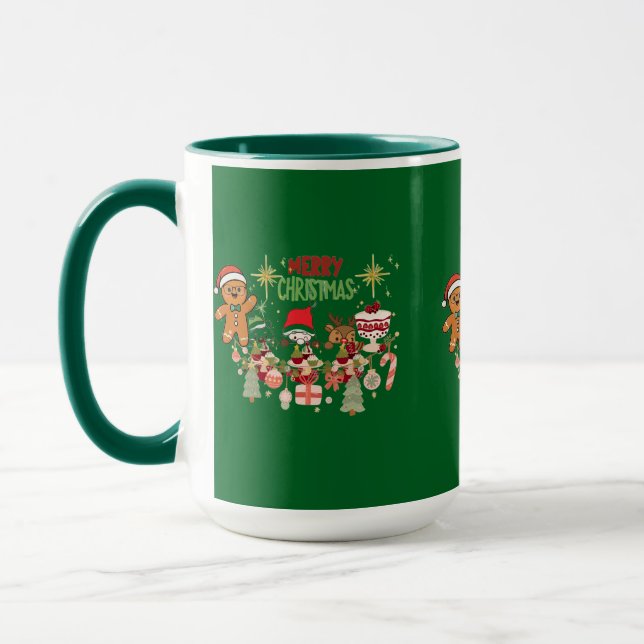 Taza elementos de Navidad (Izquierda)