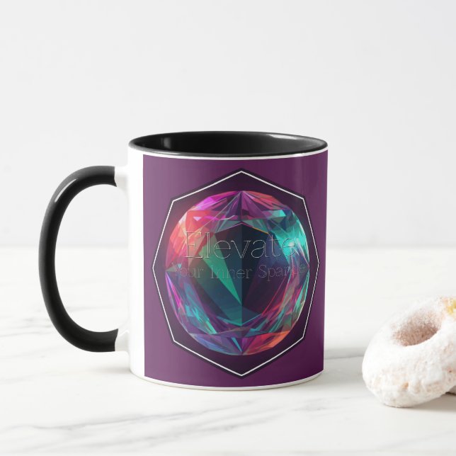 Taza Eleva tu brillo interior (Con donut)