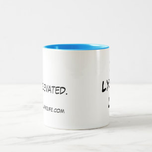 Taza elevada estancia del Dos-Tono 11oz