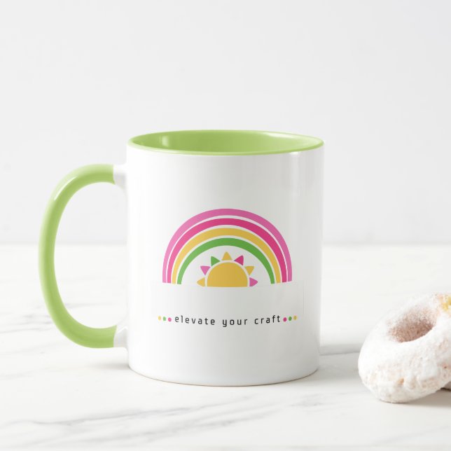 Taza Elevar tu artesanía (Con donut)