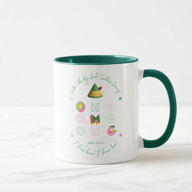 Taza Elf la película | Santa OMG (Derecha)