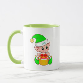 Taza Elfo verde lindo