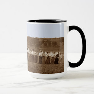Taza Elgin Elgin Sepia de los años 1890