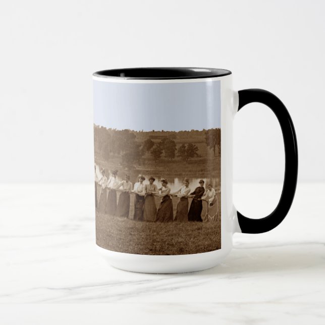 Taza Elgin Elgin Sepia de los años 1890 (Derecha)