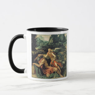 Taza Elías visitó por un ángel, c.1534