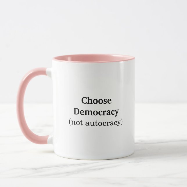 Taza Elige Café Democracia (Izquierda)