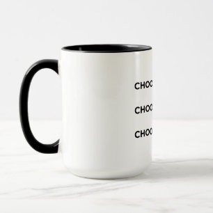 TAZA ELIGE LA FE, ELIJA LA CONFIANZA, ELIGE A DIOS.