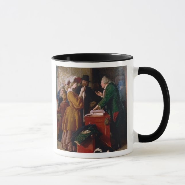 Taza Eligiendo el vestido de boda, del capítulo 1 del ' (Derecha)