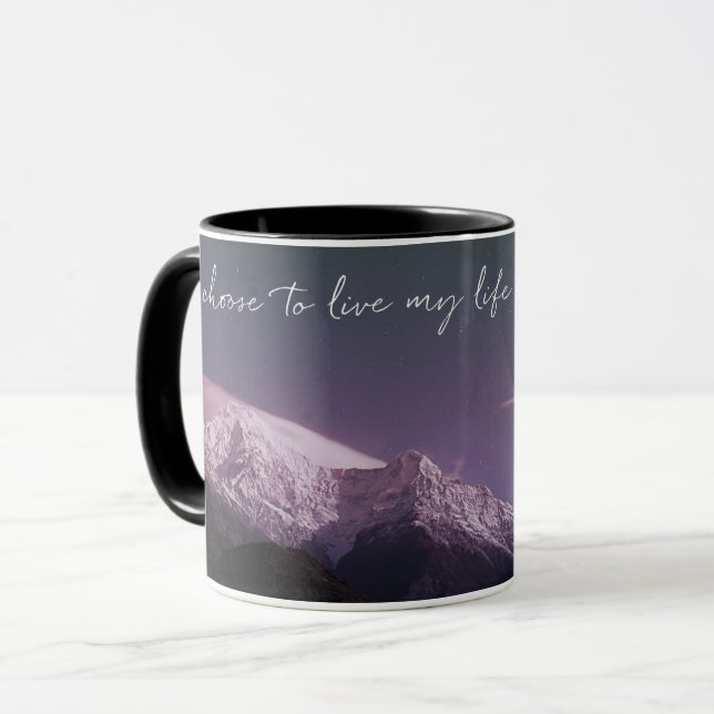 Taza Elijo Vivir (Anverso izquierdo)