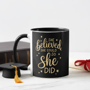 Taza Ella Creyó Que Podía Así Que Lo Hizo Cita Dorada
