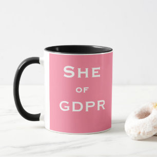 Taza Ella del apodo femenino divertido de la protecció