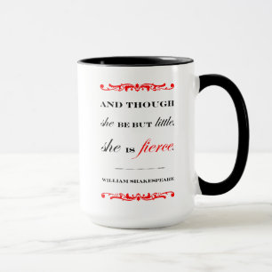 Taza Ella es feroz (la mirada en el otro lado!)