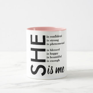 Taza Ella Es Segura Fuerte Fenomenal Ella Es Yo