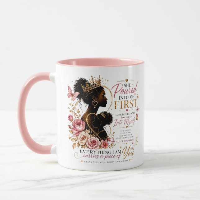 Taza Ella se derramó en mí primero (Izquierda)