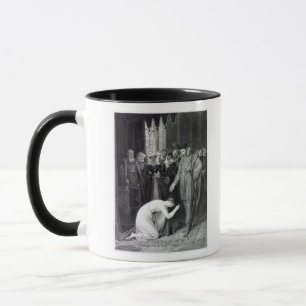 Taza Ellen Douglas que muestra el anillo