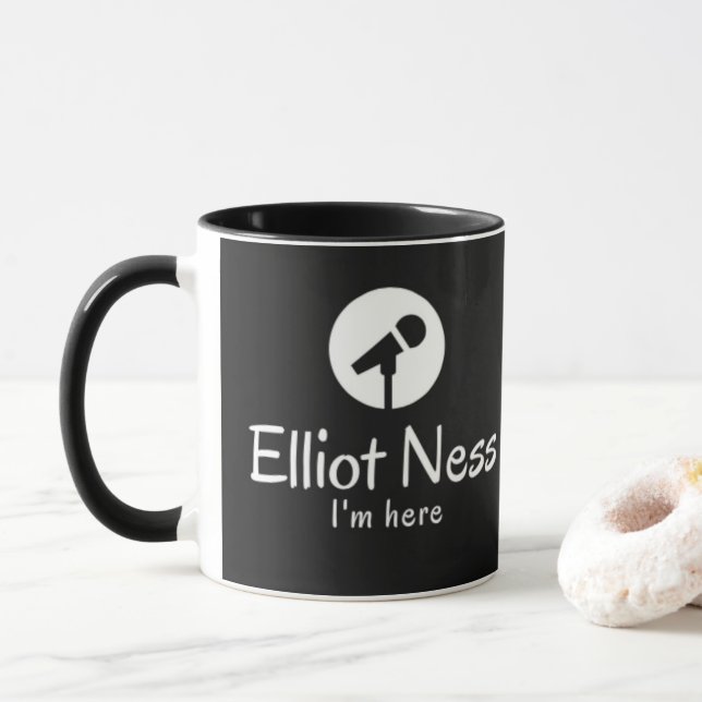 Taza Elliot Ness Mugs (Con donut)