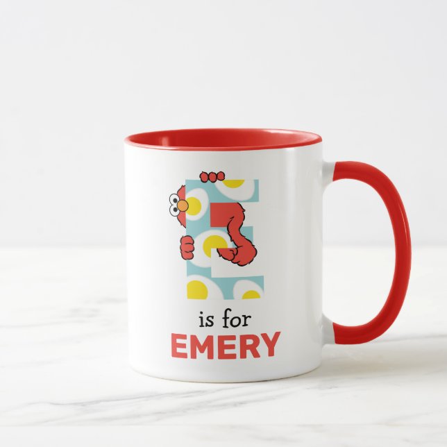 Taza Elmo Alfabeto | E Huevos (Derecha)