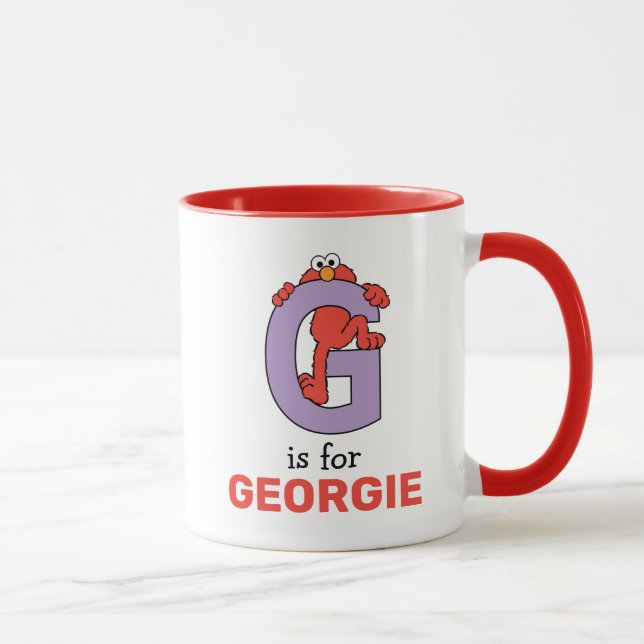 Taza Elmo Alfabeto | G Púrpura (Derecha)
