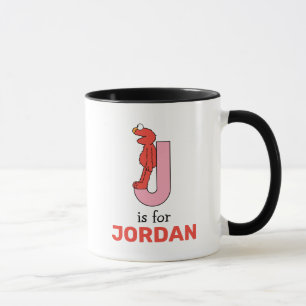 Taza Elmo Alfabeto   J Pink