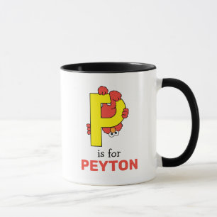 Taza Elmo Alfabeto   P Amarillo