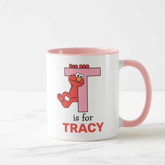 Taza Elmo Alfabeto | T Pink (Derecha)