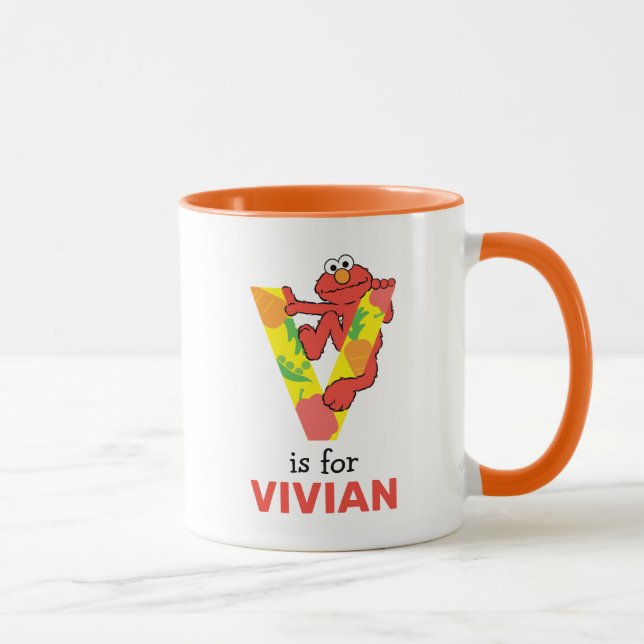 Taza Elmo Alfabeto | V Verdura (Derecha)