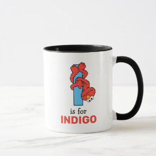 Taza Elmo Alfabeto   Yo Azul