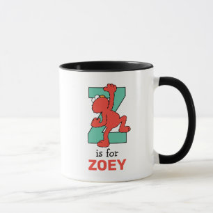Taza Elmo Alfabeto   Z Azul verdoso