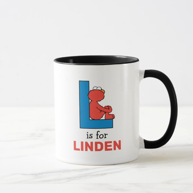 Taza Elmo Alphabet | Azul L (Derecha)