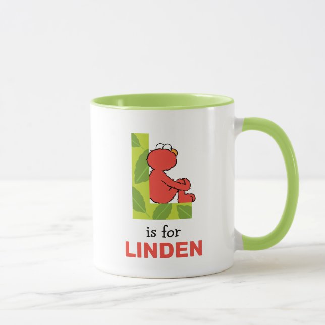 Taza Elmo Alphabet | L Leaf (Derecha)