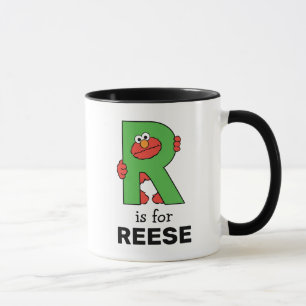 Taza Elmo Alphabet   R Green
