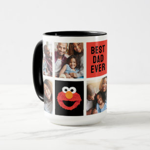 Taza Elmo Big Face Papá - Collage de fotos