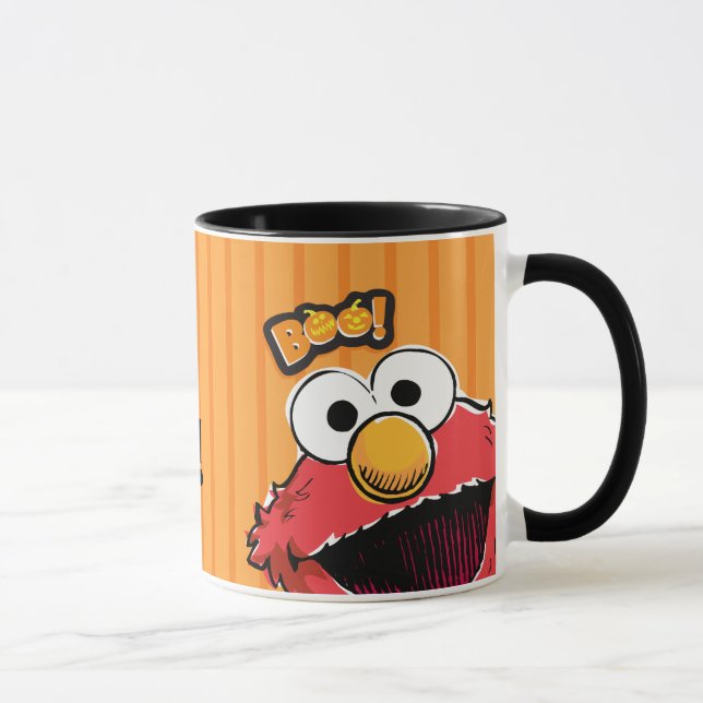 Taza Elmo - ¡Boo! | Añadir su nombre (Derecha)
