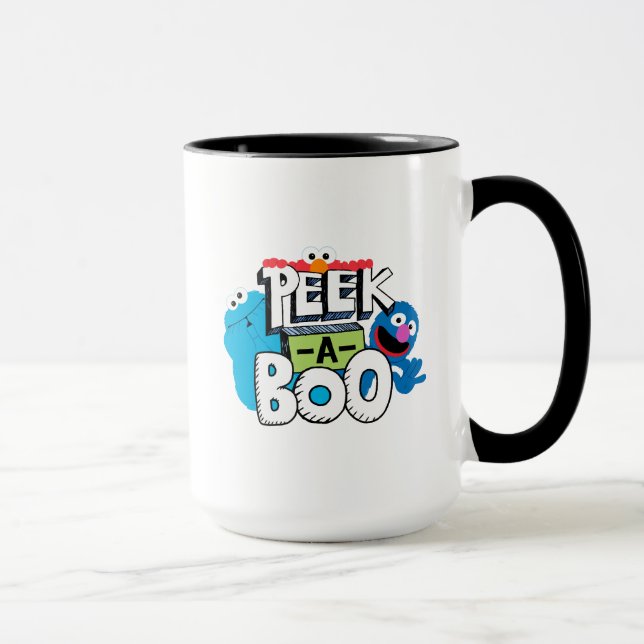 Taza Elmo, Cookie & Grover | Peek-a-Boo (Derecha)
