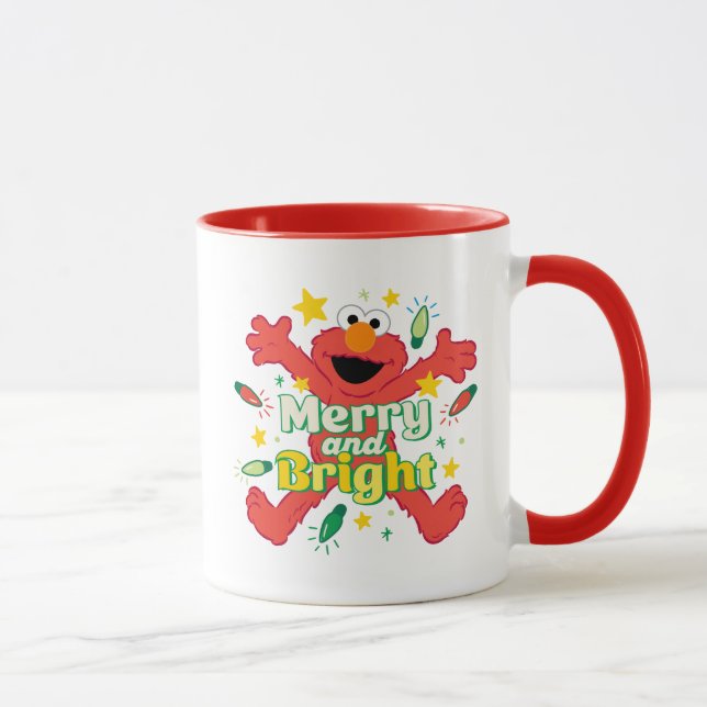 Taza Elmo | Merry y Bright (Derecha)