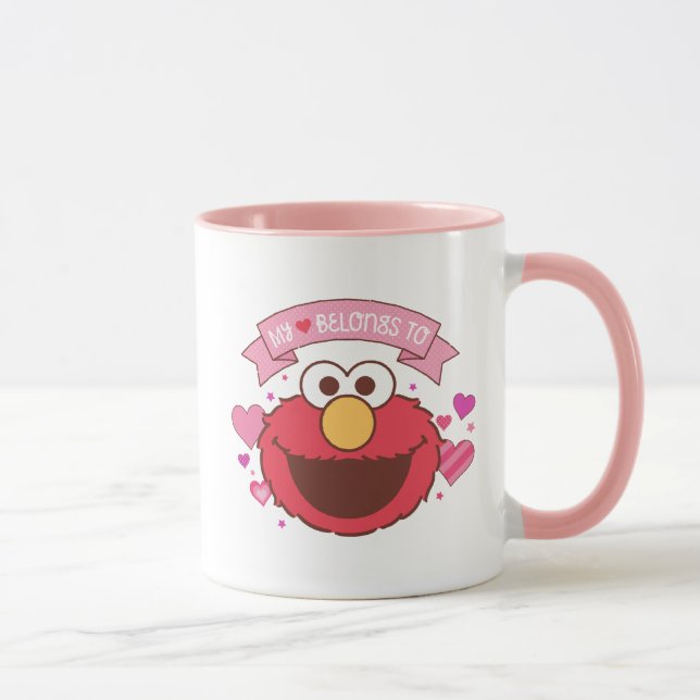 Taza Elmo | Mi Corazón Pertenece A Elmo (Derecha)