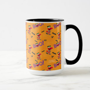 Taza Elmo   Patrón de boo de Halloween