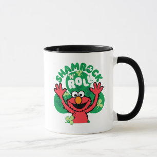 Taza Elmo   Shamrock 'N' Roll