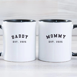 Taza Embarazo de nuevos padres, regalo de mamá y papá p
