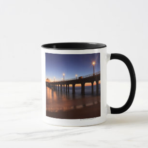 Taza Embarcadero en la puesta del sol, California de
