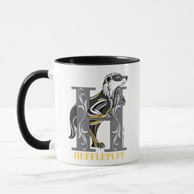 Taza Emblema cruzado HUFFLEPUFF™ (Izquierda)
